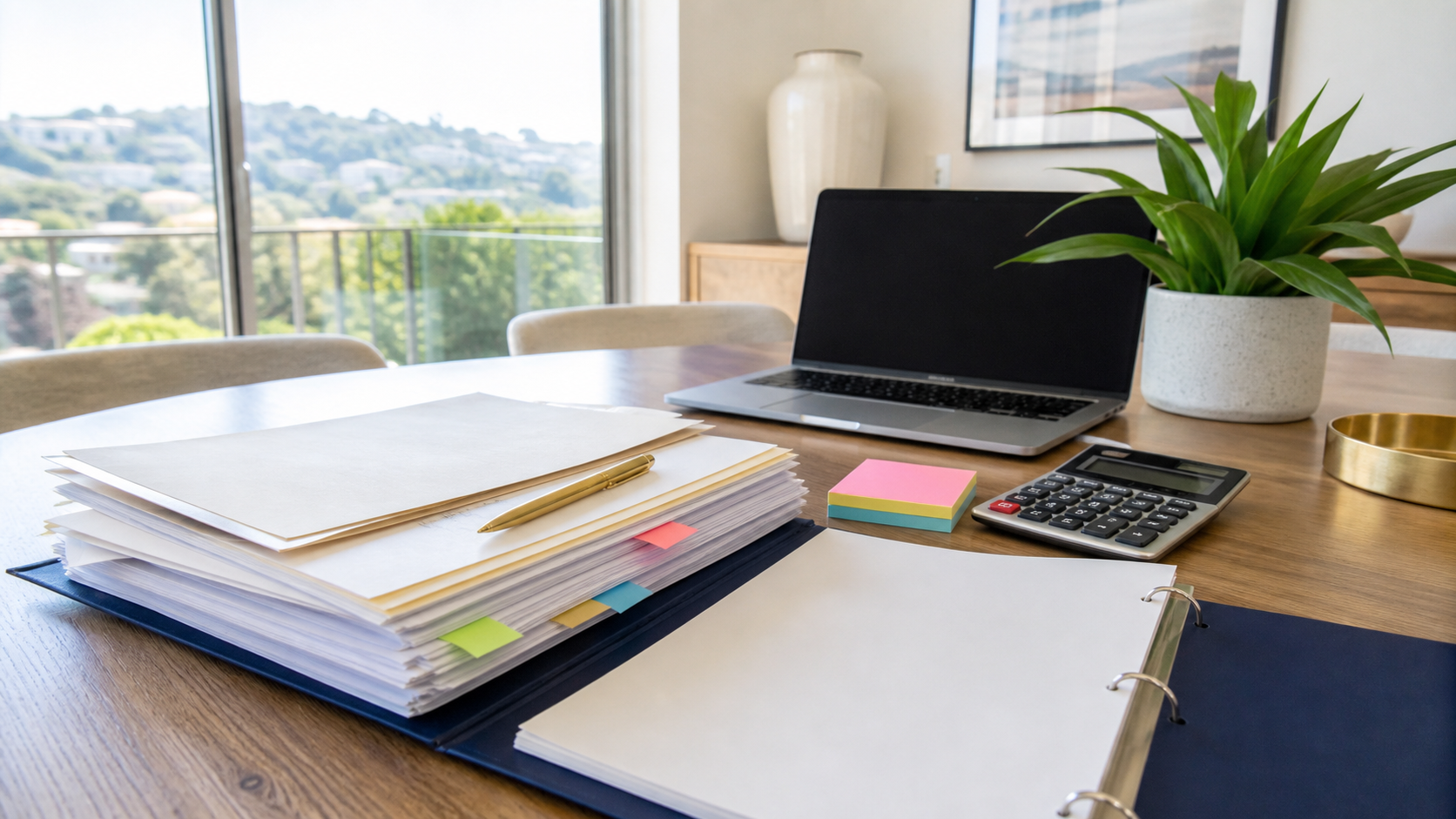 HOA document packet and calculator for a Bay Area condo sale
