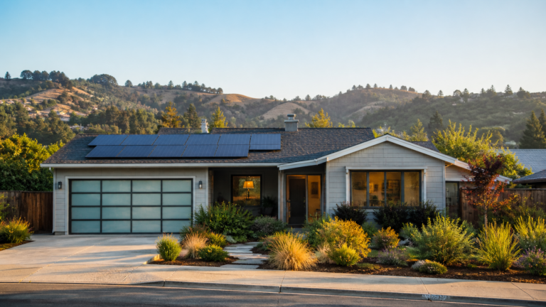 Bay Area home with rooftop panels for an owner planning to sell a Bay Area house with solar panels
