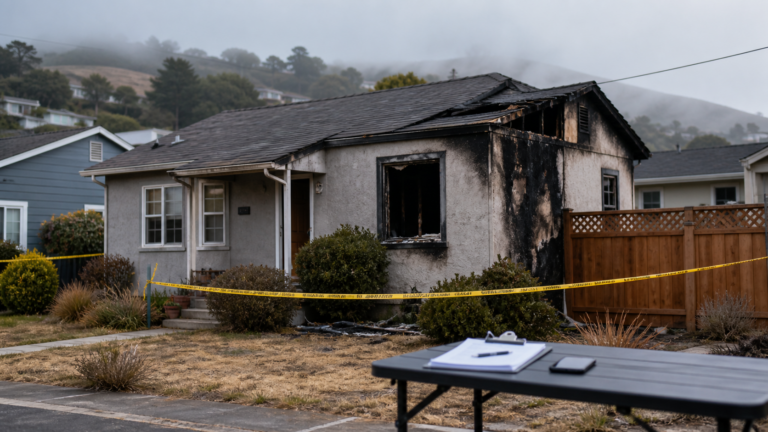 Sell a fire damaged house in the Bay Area with an as-is cash offer