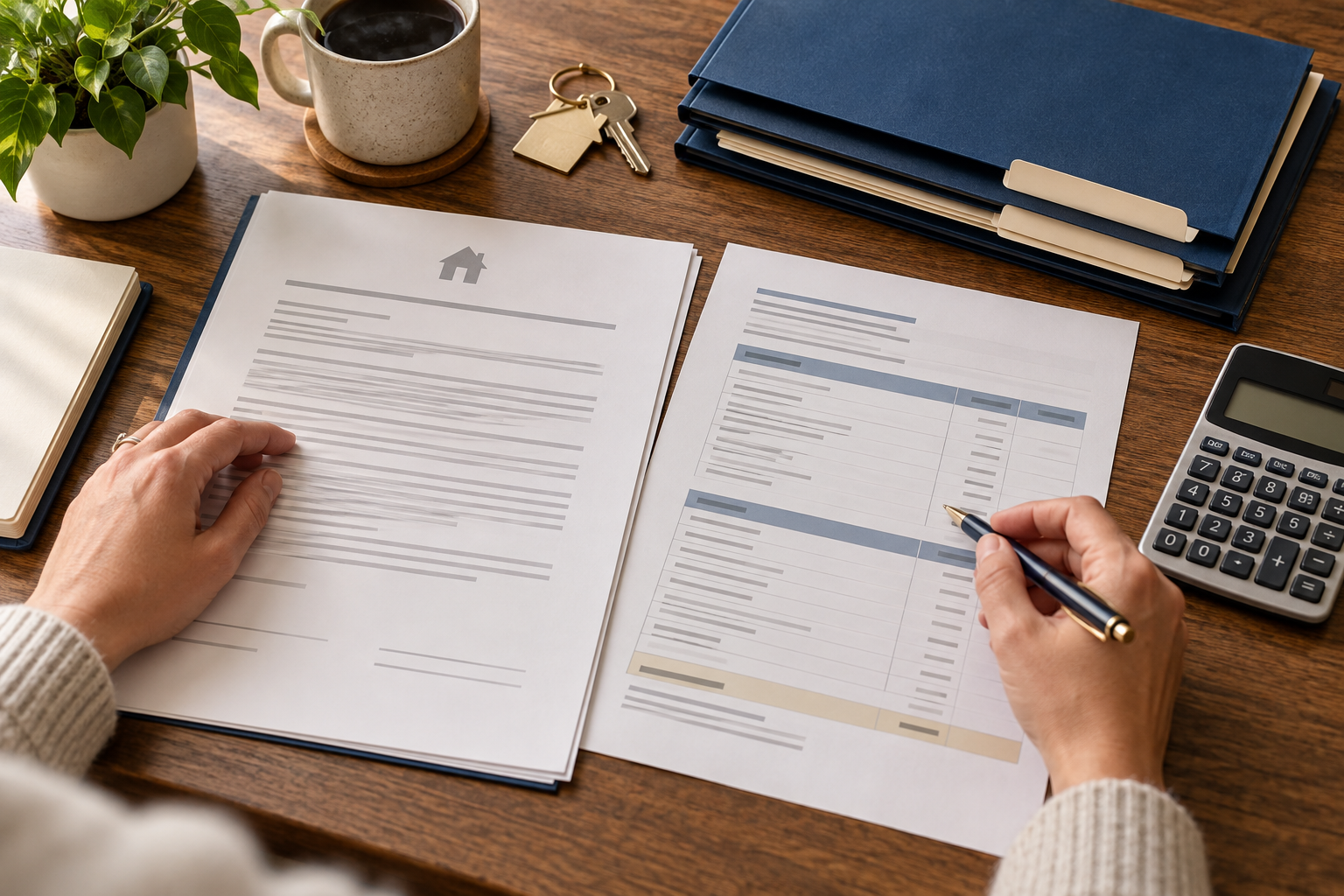 Homeowner comparing a written cash offer with a line-item estimate of final net proceeds