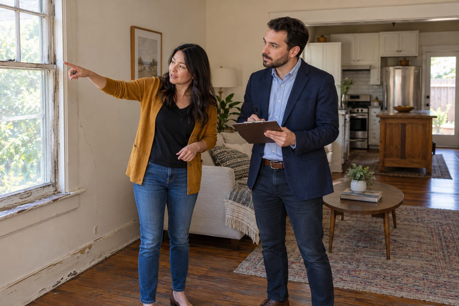 Bay Area homeowner comparing an instant cash offer for a house with a written property offer